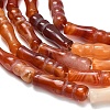 Natural Banded Agate Beads Strands G-Z144-A01-02A-4