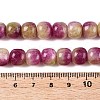 Dyed Natural White Jade Beads Strands G-T138-D08-5