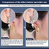 36Pcs Acrylic Ear Nut for Women FIND-FG0004-77-5