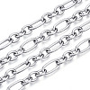 Tarnish Resistant 304 Stainless Steel Figaro Chains Chains CHS-N001-03P-1