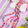 6Strands 3 Styles Handmade Polymer Clay Beads Strand CLAY-TA0002-09-4