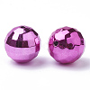 Color Plated Acrylic Beads PACR-R241-02D-2