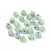 Plating Acrylic Enamel Beads OACR-I003-02-1