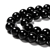 Natural Eyeless Obsidian Beads Strands X-G-K123-06-8mm-3