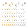 304 Stainless Steel Stud Earring Findings STAS-UN0015-38-1