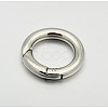 Tarnish Resistant Ring Smooth 304 Stainless Steel Spring Gate Rings STAS-E073-06-B-1