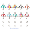 Umbrella Alloy Enamel Pendants ENAM-YW0002-87-1