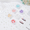 10 Style Light Sensation Resin Cabochons MRMJ-OC0001-49-5