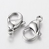Tarnish Resistant 316 Surgical Stainless Steel Lobster Claw Clasps X-316-FL18A-2