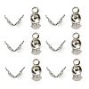 Tarnish Resistant 304 Stainless Steel Bead Tips A-STAS-G127-06P-1