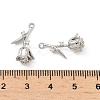 Brass Micro Pave Cubic Zirconia Pendants KK-L260-15P-3