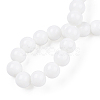Opaque Solid Color Glass Beads Strands GLAA-T032-P8mm-02-4