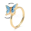 Butterfly Fidget Ring for Anxiety Stress Relief RJEW-P024-01D-3