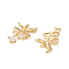 Brass with Cubic Zirconia Pendants KK-D024-09G-2