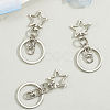18Pcs Alloy Swivel Keychain Clasps KEYC-SP0001-48A-P-7
