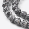 Natural Map Stone/Picasso Stone/Picasso Jasper Strands G-G099-6mm-27-3