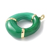 Brass Enamel Pendants KK-E093-03G-O-02-2