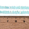 Electroplate Imitation Jade Glass Beads Strands EGLA-Q139-01A-B05-4