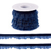 5 Yards Elastic Velvet Organza Ribbon SRIB-TA0001-28D-1