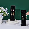 L Shaped Acrylic Slant Back Earring Stud Organizer Display Stands EDIS-WH0031-39-3