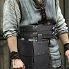 Medieval PU Imitation Leather Thigh Waist Armor AJEW-WH20054-091A-4