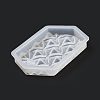 DIY Embossed Flower Pattern Pendant Silicone Molds DIY-G079-01E-5
