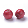 Dyed Natural Wood Beads LS-WOOD-Q006-16mm-01-LF-2
