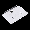 Paper & Plastic Earring Display Card with Word Fashion X-CDIS-L009-12-3