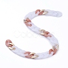 Handmade CCB Plastic Curb Chains AJEW-JB00680-01-2