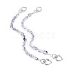 2Pcs Acrylic Link Bag Extender Chains HJEW-TAC0143-1