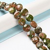Natural Unakite Beads Strands G-K357-B04-01-2
