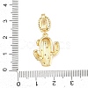 Brass Micro Pave Clear Cubic Zirconia Pendants KK-Z151-12G-01-3