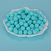 Round Silicone Focal Beads SI-JX0046A-82-3