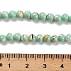 Assembled Synthetic Stone and Trochus Shell Beads Strands G-B128-08A-02-4
