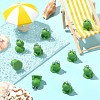 50Pcs Opaque Resin Pendants RESI-SZ0002-08-3