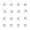 Ion Plating(IP) 304 Stainless Steel Cup Pearl Peg Bails Pin Pendants STAS-UN0009-03S-1