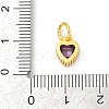 Brass Micro Pave Cubic Zirconia Pendants KK-H204-01G-03-3