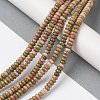 Natural Unakite Beads Strands G-H292-A16-02-2