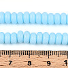Opaque Solid Color Glass Beads Strands GLAA-ZX008-6mm-18J-4