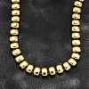 304 Stainless Steel Rectangle Link Chain Neklaces for Women NJEW-R024-01G-2