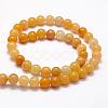 Natural Old Topaz Jade Beads Strands G-F364-06-8mm-2
