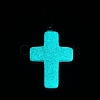 Synthetic Luminous Stone Dyed Pendants G-H308-06P-07-2
