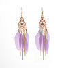 Rhombus Alloy Rhinestone Chandelier Earrings FS-WGCB5E2-11-2