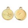 Ion Plating(IP) 304 Stainless Steel Pendants STAS-L020-006G-1