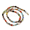 Electroplate Glass Beads Strands X-GLAA-K061-02-2