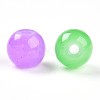 Baking Paint Imitation Jade Glass Beads DGLA-Q021-6mm-M-3