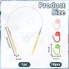 1Pc Bamboo Circular Knitting Needles FIND-AR0006-43-2