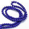 Baking Paint Glass Round Bead Strands LS-DGLA-Q020-8mm-35-3