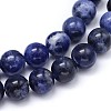 Round Natural Sodalite Beads Strands X-G-F222-39-12mm-2