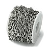 Tarnish Resistant 304 Stainless Steel Oval Link Chains CHS-K018-08P-3